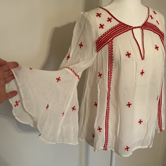 🎉HP🎉NWOT Anthropologie Floreat Adrina Blouse - Picture 9 of 10